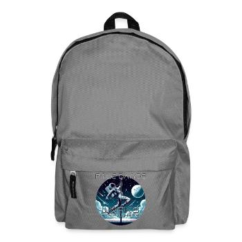 Pole Dance Astronaut Pole Dance Gift - Backpack - elephant grey - Front
