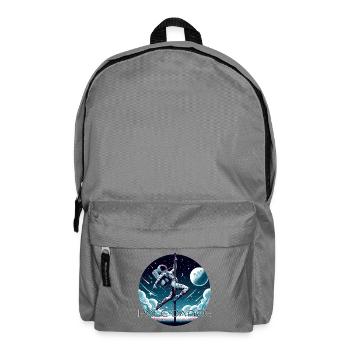 Pole Dance Astronaut Pole Dance Gift - Backpack - elephant grey - Front