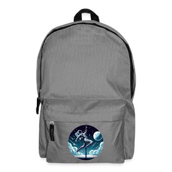 Pole Dance Astronaut Pole Dance Gift - Backpack - elephant grey - Front