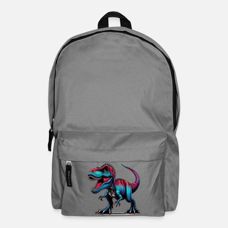 Dinosaurier - Rucksack - Mittelgrau