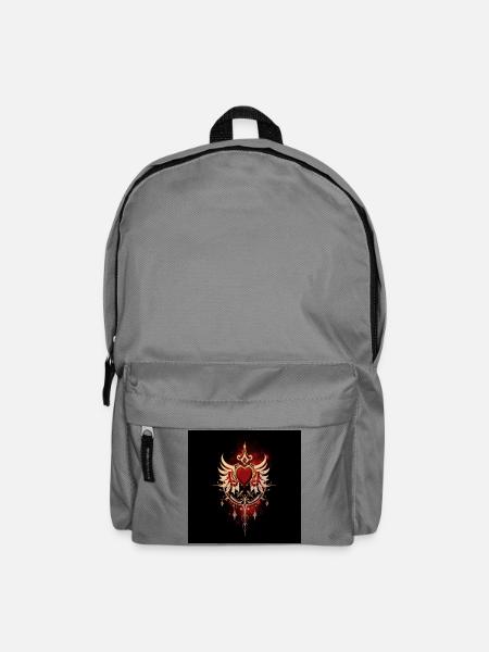 Majestätisches Herz - Rucksack - Mittelgrau