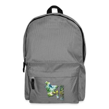 Carte à l’aquarelle Bangladesh - Sac à dos - gris éléphant - Devant