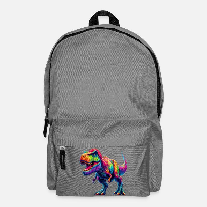 Dinosaurier - Rucksack - Mittelgrau