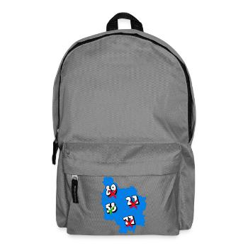 Région Bourgogne - Sac à dos - gris éléphant - Devant