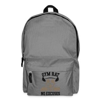 Gym Pumpcover motivation gym wear - Backpack - elephant grey - Front