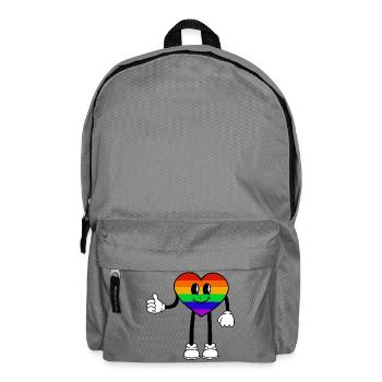 L’amour LGBTQ - Sac à dos - gris éléphant - Devant