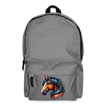 Pferd - Rucksack - Mittelgrau - Vorne