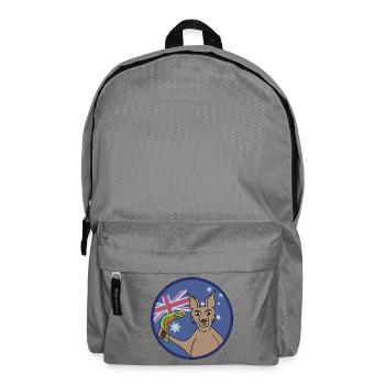 Adorable Kangaroo Australia boomerang - Backpack - elephant grey - Front