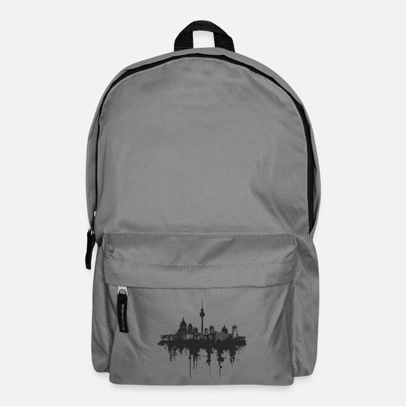 Berlin Skyline - Rucksack - Mittelgrau