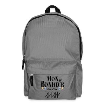 Mon Bonheur C'est d'Etre Mamie - Sac à dos - gris éléphant - Devant
