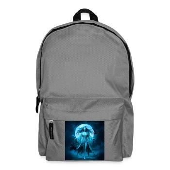 Todesfee, Kolkrabe, Monde - Rucksack - Mittelgrau - Vorne