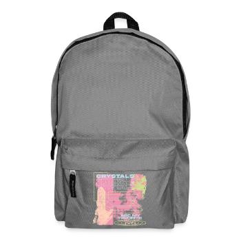 Crystals Are My Favorite Vibe - Backpack - elephant grey - Front