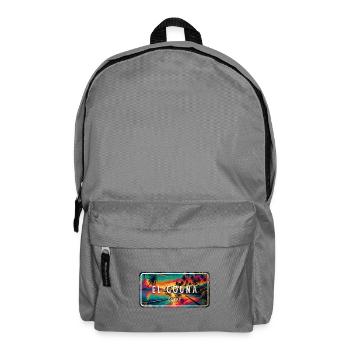 El Gouna Ägypten Vintage Schild Design - Rucksack - Mittelgrau - Vorne