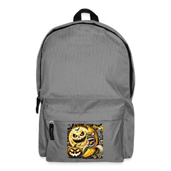 Spooky Halloween Banana - Backpack - elephant grey - Front