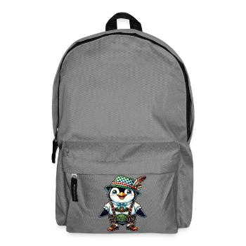 Bayerischer Pinguin - Rucksack - Mittelgrau - Vorne