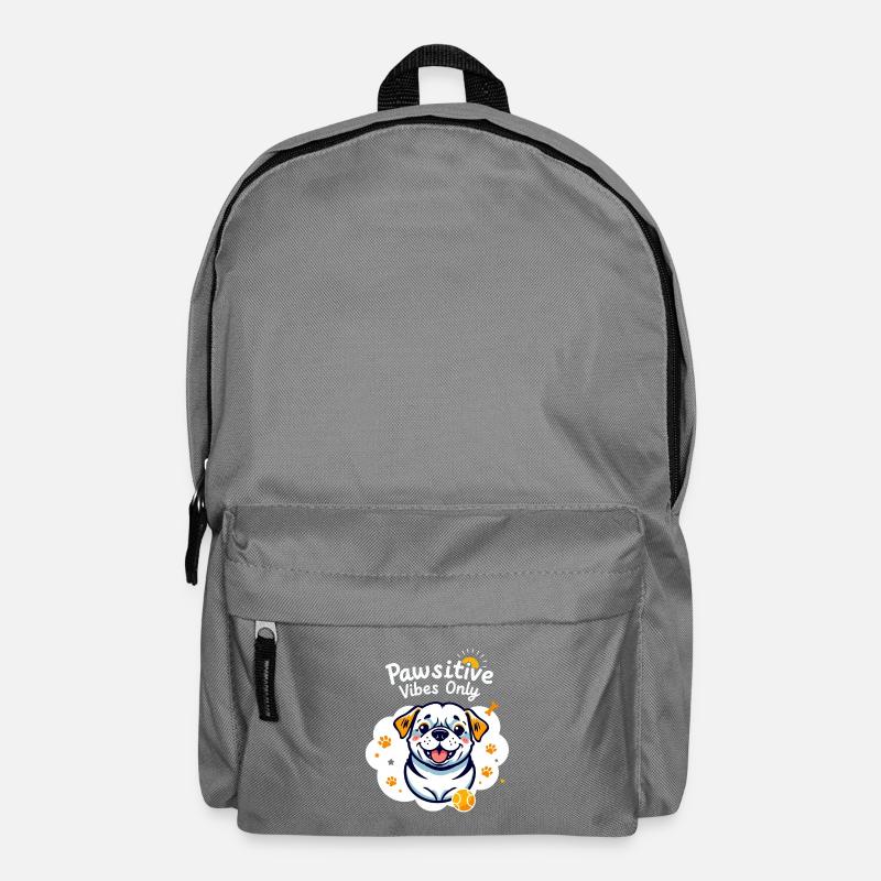 Nur Pawsitive Vibes - Rucksack - Mittelgrau