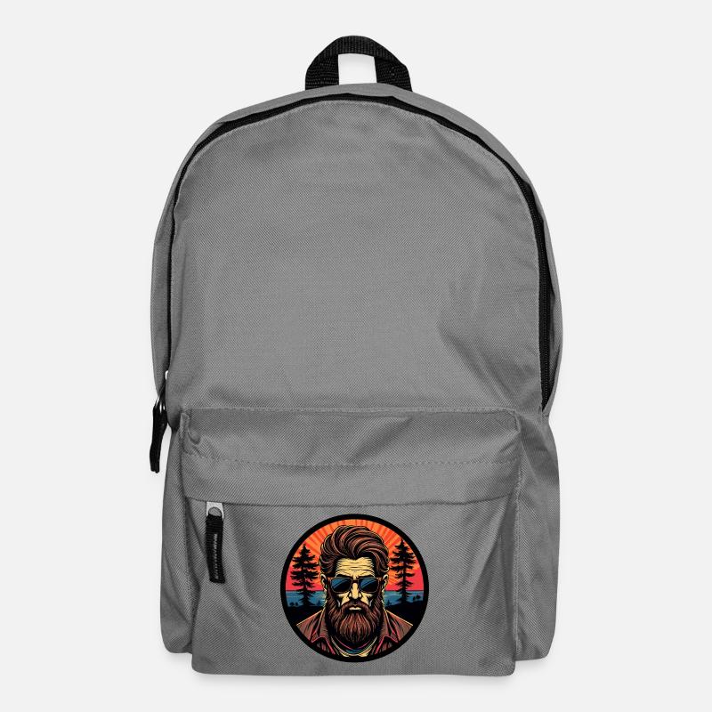 Bart-Mann - Rucksack - Mittelgrau