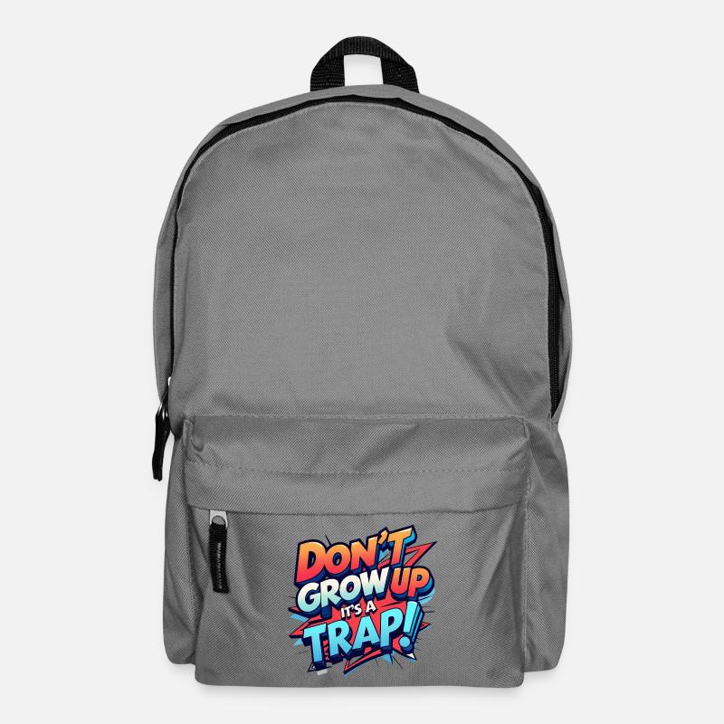 Don't Grow Up - Rucksack - Mittelgrau