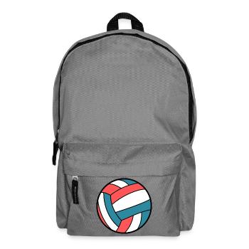 Wasserball Farben - Rucksack - Mittelgrau - Vorne