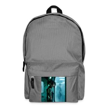 N-dless Nights: Captured Cyborg - Backpack - elephant grey - Front