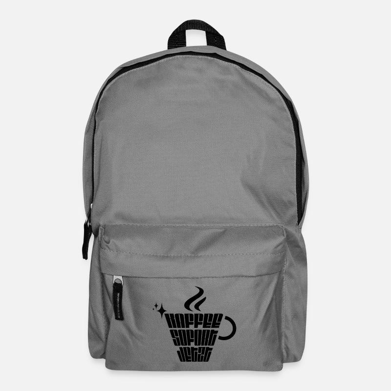 Coffee. Right away. Now. - Backpack - elephant grey
