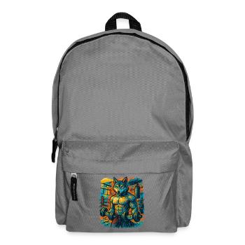 Wolf-strong gym strength - Backpack - elephant grey - Front