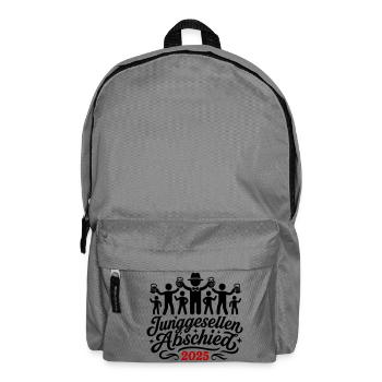 Junggesellen Crew 2025 Jga Lustig - Rucksack - Mittelgrau - Vorne