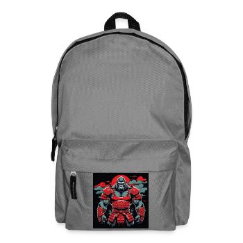 Primal Ronin – Le gorille samouraï - Sac à dos - gris éléphant - Devant