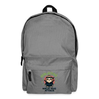 Ninja Kuschel-Sloth HugAttack - Rucksack - Mittelgrau - Vorne