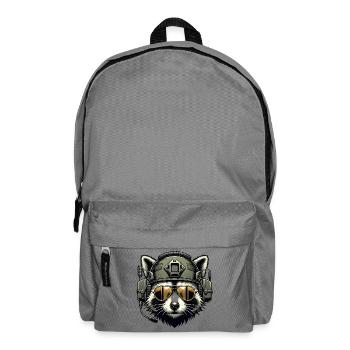 Military Raccoon - Backpack - elephant grey - Front