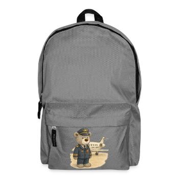 Lord Petzi Pilot - Rucksack - Mittelgrau - Vorne