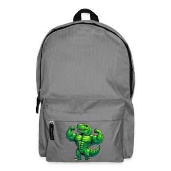 Strong kite trainer with muscle design - Backpack - elephant grey - Front