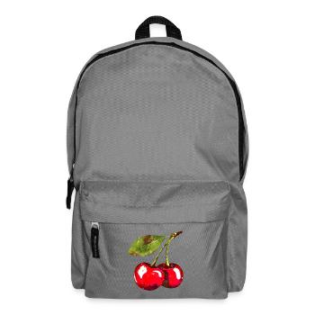 Kirschen Sommer Trend 2025 Cherry Vintrage Retro - Rucksack - Mittelgrau - Vorne