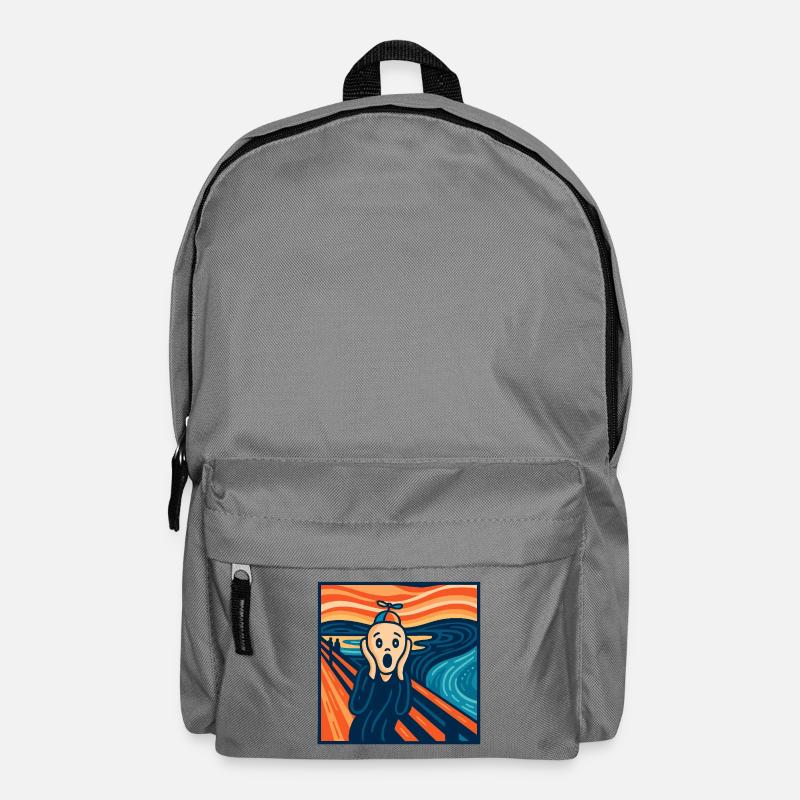 The (almost) serene Scream - Backpack - elephant grey