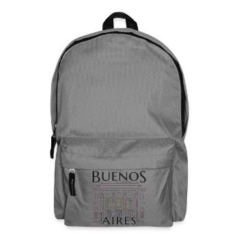 Buenos Aires, Argentina, Drawing Art Museum - Backpack - elephant grey - Front
