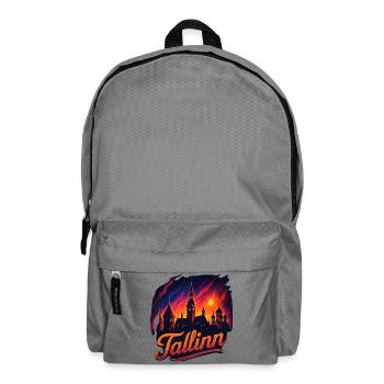 Tallinn Capital Estonia Baltic Gift - Backpack - elephant grey - Front