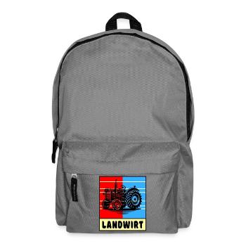 Traktor Landwirt Design - Rucksack - Mittelgrau - Vorne