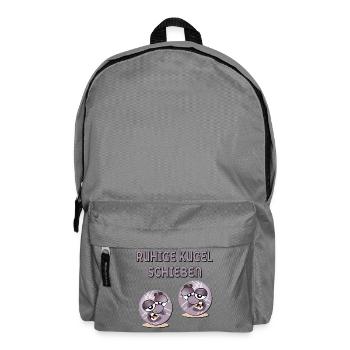 PÉTANQUE BOULE - RUHIGE KUGEL SCHIEBEN - Rucksack - Mittelgrau - Vorne