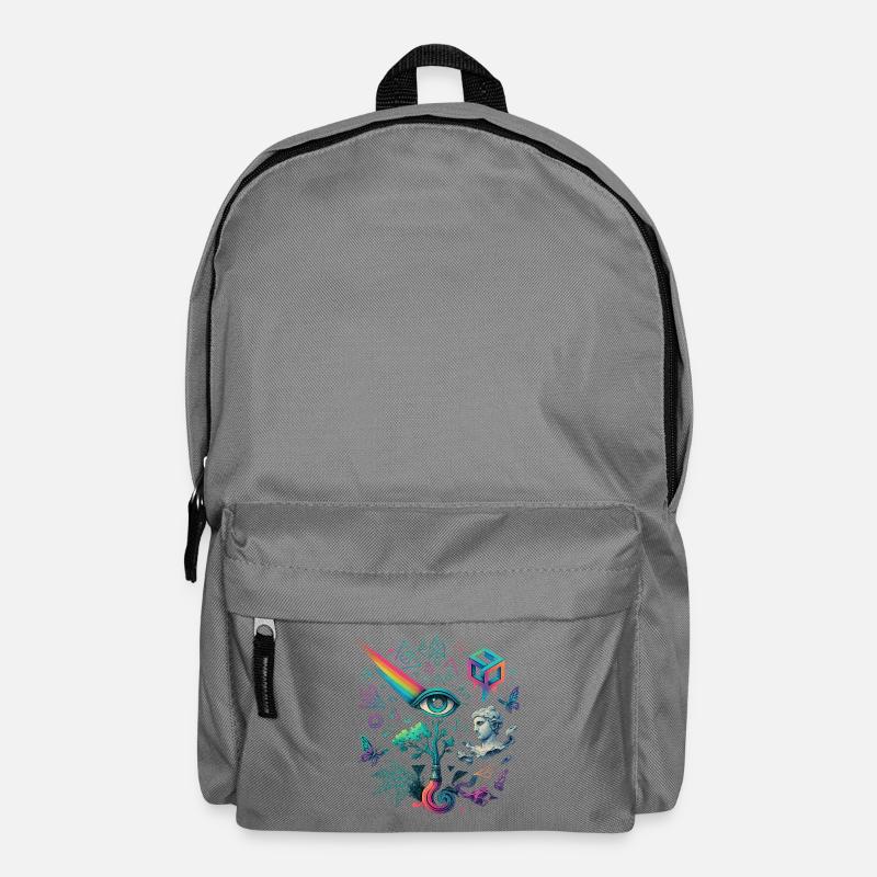 Gedankenblüte - Rucksack - Mittelgrau