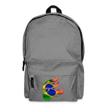 Drapeau du Brésil - Brésil - Ninja - Sac à dos - gris éléphant - Devant
