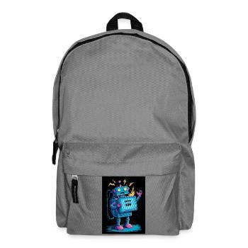 404 Bot – Gehirn nicht gefunden - Rucksack - Mittelgrau - Vorne