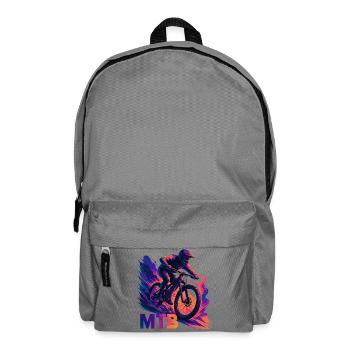 MTB Mountain Biking Mountain Biker Gift - Backpack - elephant grey - Front