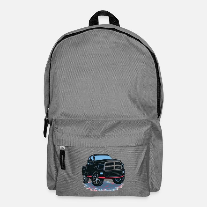 Schwarzer Pickup Ram - Rucksack - Mittelgrau