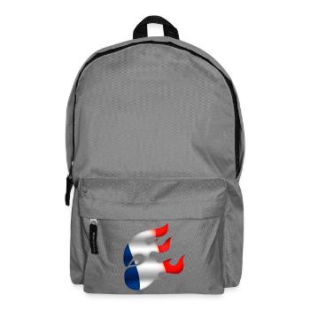Drapeau de la France - France - Ninja - Sac à dos - gris éléphant - Devant