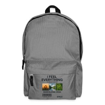 I Feel Everything: Visuelles Werk Barcelona - Rucksack - Mittelgrau - Vorne