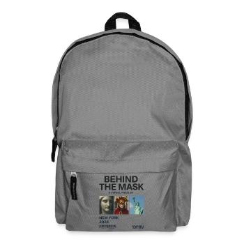 Derrière le masque : New York 2028 - Sac à dos - gris éléphant - Devant