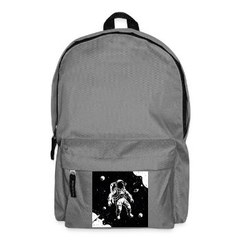 Space astronaut in the moon sky - Backpack - elephant grey - Front