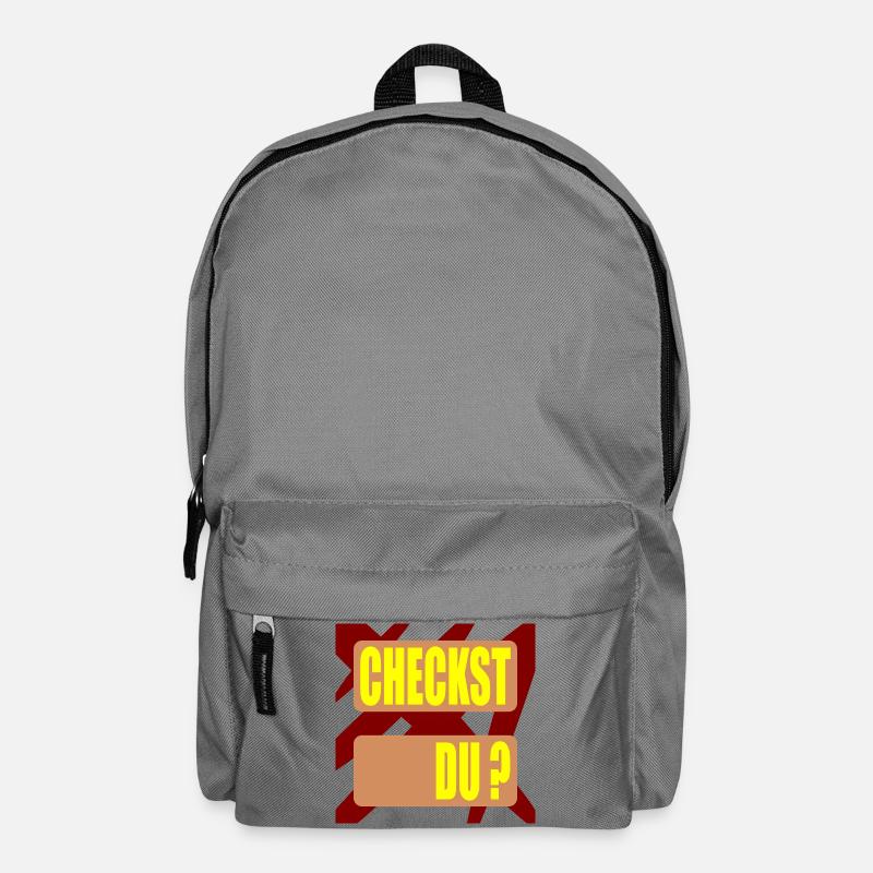 CHECKST DU WORTSCHATZ - Rucksack - Mittelgrau