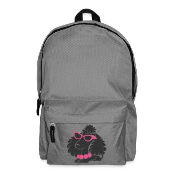 Drôle de caniche - Sac à dos - gris éléphant - Devant