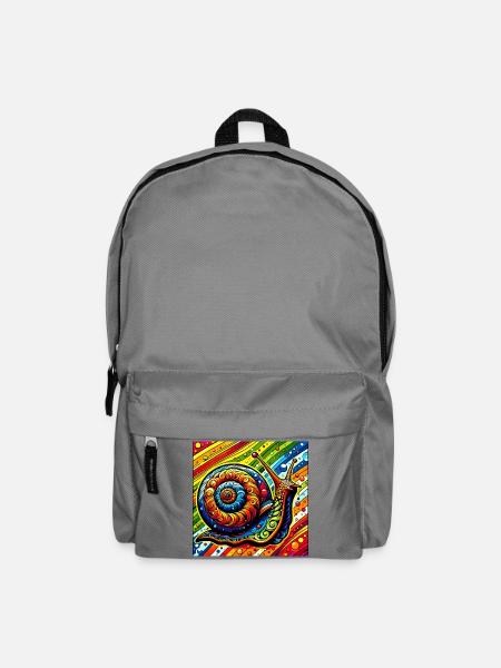 Schnecke - Rucksack - Mittelgrau